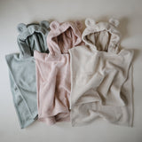 Organic Cotton Bear Hooded Poncho Towel