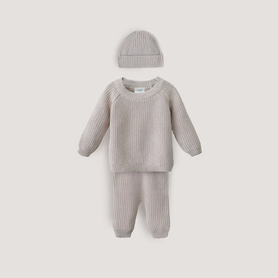 Chunky Knit Baby Beanie – Organic Cotton