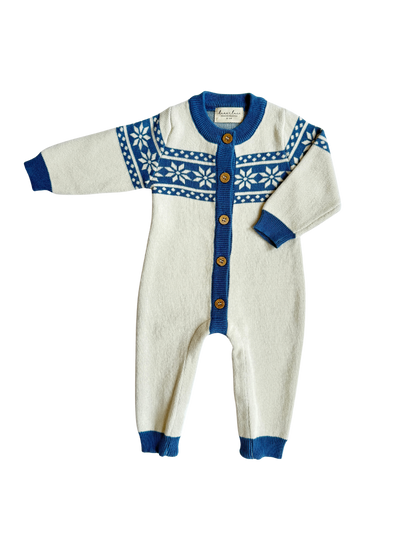 Fair Isle Jumpsuit – Cozy Nordic Charm in Organic Cotton