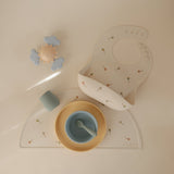 Mushie Silicone Baby Bib – Adjustable Catch-All Bib