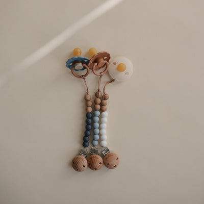 Mushie Eva Silicone Pacifier Clip