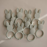 Mushie Bunny Teether – Silicone Baby Teething Toy