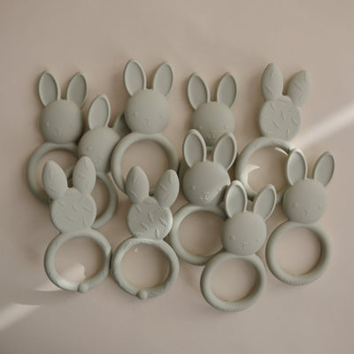 Mushie Bunny Teether – Silicone Baby Teething Toy