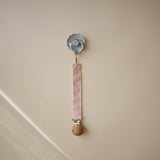 Linen Pacifier Clip Set