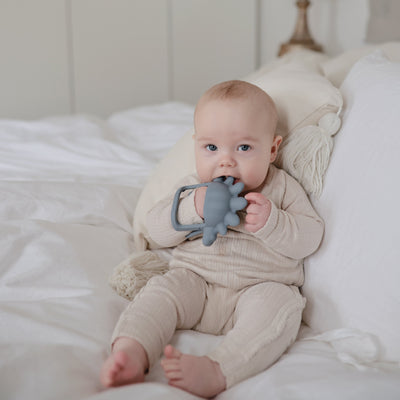 No-Drop Silicone Baby Teether