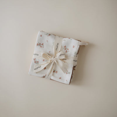 Organic Muslin Baby Washcloths