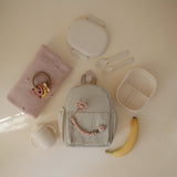 Mushie Luna Silicone Pacifier Clip
