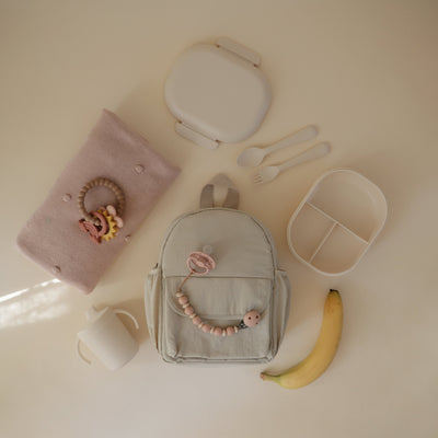 Mushie Luna Silicone Pacifier Clip