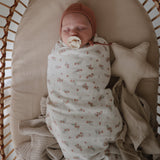 Mushie Star Lovey Blanket – Organic Cotton Baby Comfort Blanket