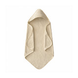 Mushie Organic Cotton Hooded Baby Towel – Soft & Absorbent Bath Towel