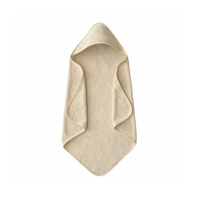 Mushie Organic Cotton Hooded Baby Towel – Soft & Absorbent Bath Towel