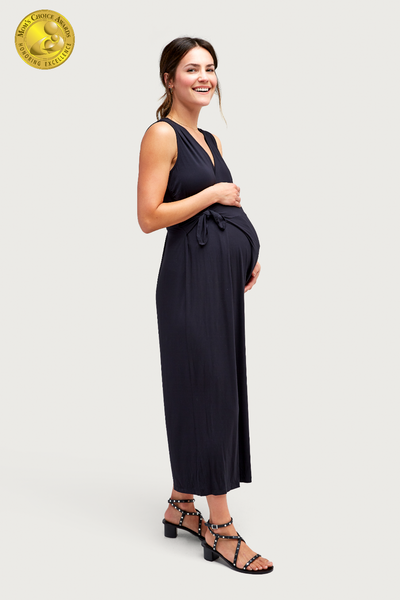 NOM Maternity Francesca Wrap Jumpsuit