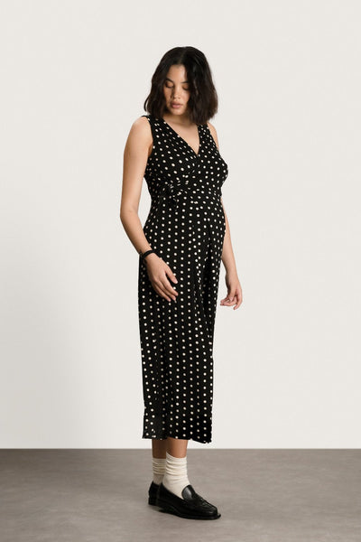 NOM Maternity Francesca Wrap Jumpsuit