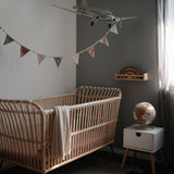 Mushie Baby Garland – Nursery Wall & Crib Decor