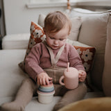 Mushie Silicone Training Cup + Straw