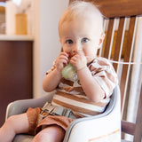 Olababy Silicone Baby Food Feeder & Teether Set with Freezer Tray – Fruit Feeder Pacifier, 6 Months+