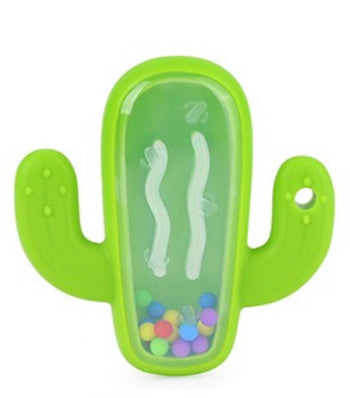 Cactus Silicone Teether – Simple, Safe, and Soothing