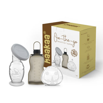 Haakaa Breastfeeding Essentials Silicone Pump & Milk Storage Set