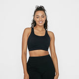 Go With The Flow Nursing Sports Bra - Black