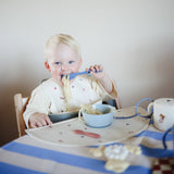 Mushie Silicone Baby Bib – Adjustable Catch-All Bib
