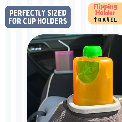 Flipping Holder TRAVEL – Food Pouch & Juice Box Holder