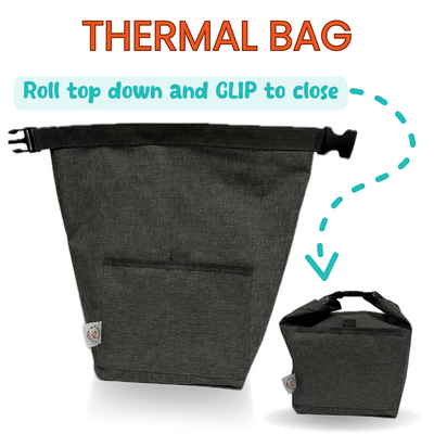 Flipping Holder Thermal Bag – On-the-Go Snack Storage