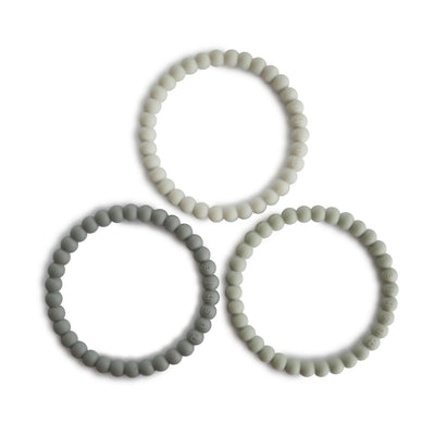 Mushie Pearl Teether Bracelet – Silicone Baby Teether