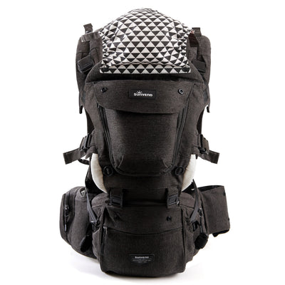 SUNVENO Ergonomic Baby Carrier 3-in-1 Hip Seat