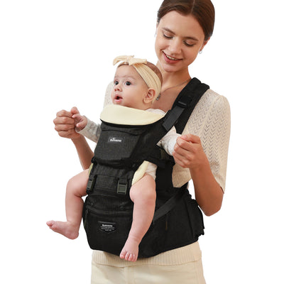 SUNVENO Ergonomic Baby Carrier 3-in-1 Hip Seat
