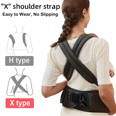 SUNVENO Ergonomic Baby Carrier 3-in-1 Hip Seat