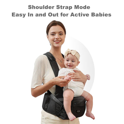 SUNVENO Ergonomic Baby Carrier 3-in-1 Hip Seat