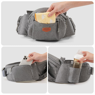 SUNVENO Ergonomic Baby Carrier 3-in-1 Hip Seat