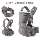 SUNVENO Ergonomic Baby Carrier 3-in-1 Hip Seat