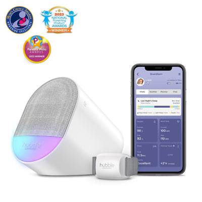 Hubble Guardian Cam – Wearable Baby Monitor with Smart Soother & Wi-Fi Camera