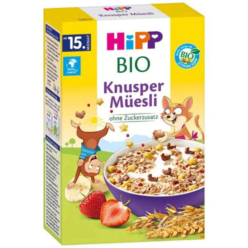 HiPP Crispy Cereal with Bananas and Strawberries 200 g (3534-01) (EXP:2/28/26)