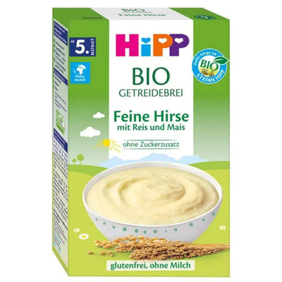 HiPP Millet with Rice and Corn Organic Baby Cereal 200 g (DA30400)