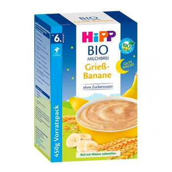 HiPP Bedtime porridge semolina banana cereal 450g (DA30004) (EXP:02/28/2026)