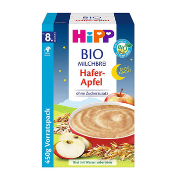 HiPP Good Night Porridge Oats Apple 450g from 8th months (DA30006) (EXP:1/31/26)