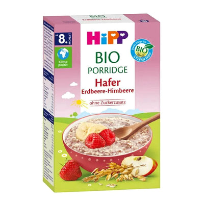 HiPP Oats Strawberry-Raspberry Organic Baby Cereal 250g (DA30801) (EXP:11/30/25)