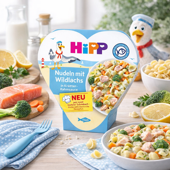 HiPP Pasta with Wild Salmon in Herb Cream Sauce 250 g (8660-03)