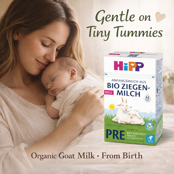 HiPP Goat Milk Formula Stage PRE (400g), German Version – From Birth