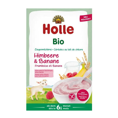 Holle Organic Goat Milk Cereal with Raspberry and Banana 200 g (179201)(EXP:05/03/26)