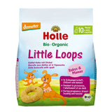 Holle Organic Little Loops packaging with kangaroo illustration on a white background