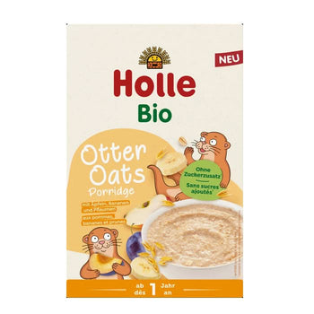 Holle Organic Porridge Otter Oats with Apples, Bananas and Plums 200g (EXP:07/22/26)