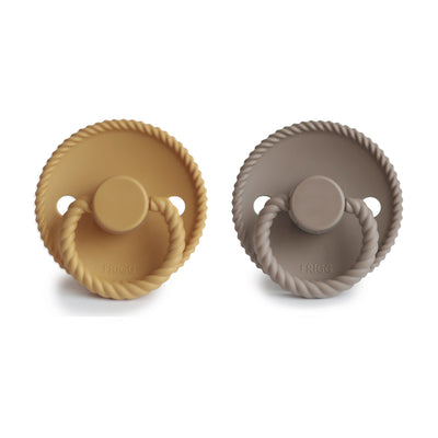 FRIGG Rope Silicone Pacifier – SilkySoft™ Medical Grade Silicone