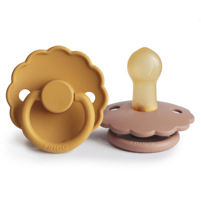 FRIGG Daisy Rubber Pacifier – Natural Latex Baby Pacifier