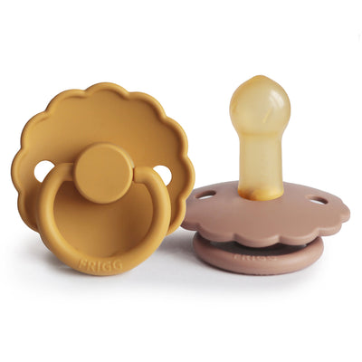 FRIGG Daisy Rubber Pacifier – Natural Latex Baby Pacifier