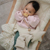 Mushie Star Lovey Blanket – Organic Cotton Baby Comfort Blanket