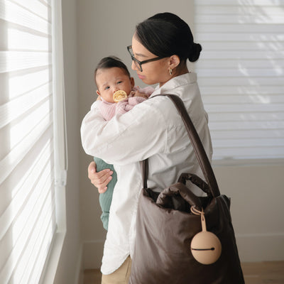 Mushie Silicone Pacifier Case – On-the-Go Pacifier Holder
