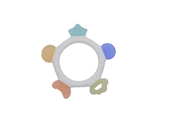 Silicone Teething Ring – Safe, Soothing, and Fun